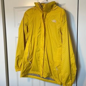 North face raincoat. Size small